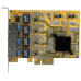 StarTech Network Card Ethernet 4 Port PCIe RJ45 Port NIC Server Adapter ST1000SPEX43